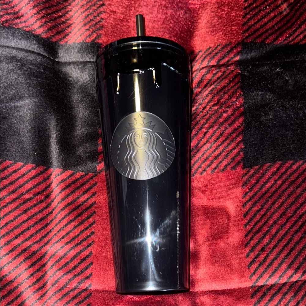 Starbucks Black Tumbler dripping looking Halloween edition *Brand New***